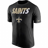 New Orleans Saints Nike Black Legend Staff Practice Performance WEM T-Shirt,baseball caps,new era cap wholesale,wholesale hats